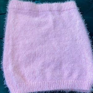 Furr Pink Skirt